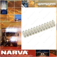 Narva 20A polyamide (nylon) Terminal Connector Strips Pack of 10 56280