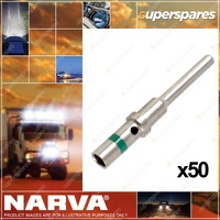 Narva 4mm Male Pin Deutsch Terminal Connector Size 14 Pack of 50 57440