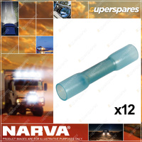 Narva Adhesive Lined Cable Joiner Blue Colour Blister Pack Of 12 56352BL