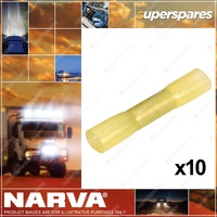 Narva Adhesive Lined Cable Joiner Yellow Colour Blister Pack Of 10