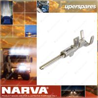 Narva 1.5 X 0.8mm Male Pin Amp Terminal Connector Pack of 50 Part NO.of 57537