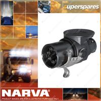 Narva 12/24 Volt 7 Pin Ebs Plug 12 Volt 7 Pin Ebs Plug Socket Connector