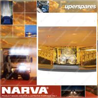 Narva 12V 1.2M Legion Light Bar Amber Clear Lens with Opal Centre w/ Alley Light