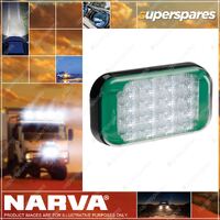 Narva 9-33 Volt High Powered L.E.D Warning Lamp Green Colour 85222G