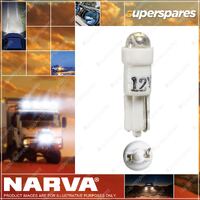 Narva 12 Volt Kw2 X 4.6D Blue Color Color LED Wedge Globes Box Of 10