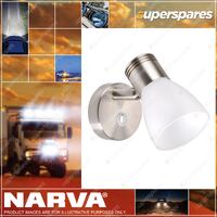 Narva 10-30 Volt Nickle Interior Lamp Dimming W/Switch 6000K Part NO.of 87468