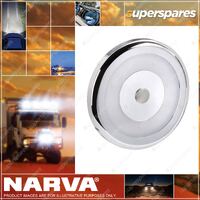 Narva 10-30 Volt Chrome Bezel Interior Lamp Dimming W/Switch 6000K