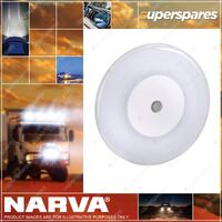 Narva 10¨C30 Volt LED Round Interior Lamp with Touch On/Dim/Off Switch Cool White