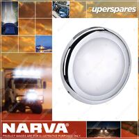 Narva 12 Volt Chrome 70MM Interior Lamp 6000K Part NO. of 87453-12