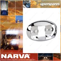 Narva Oval Chrome Deflector Mounting Base Suits 91600 91610 91620 91630 91640