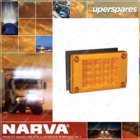 Narva 9 - 33V LED Rear Direction Indicator Lamp Amber With Surface Mount Gasket