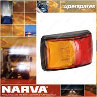 Narva 10 - 33V Model 14 L.E.D Side Marker Lamp Light Red/Amber With 2.5m Cable
