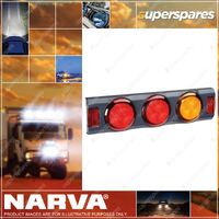 Narva 9-33V LED Rear Direction Indicator And Twin Stop Tail Lamp W/ Grey Housing