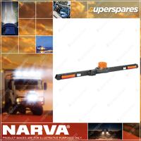 Narva 12/24V 1.2M LED Low Profile Rotating Strobe Utility Bar w/ Reversing Alarm