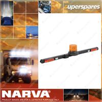 Narva 12 / 24V L.E.D Strobe Utility Bar - 1.2M With fixed output reversing alarm