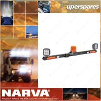 Narva 12/24V LED Low Profile Rotating Strobe Utility Bar LED Work Lamp Broadband