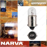 Narva 12V 2W Ba9S Instrument / Licence Plate Incandescent Globes Box Of 10
