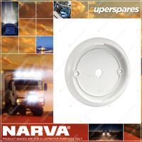 Narva 150mm Contoured Colour White Base To Suit Model 43 Lamps 94391W