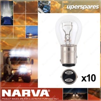 Narva 12 Volt 32 / 4Cp 25W / 3W Bay15D Incandescent Globes - Box Of 10