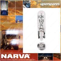 Narva 12 Volt 2.3W W2 X 4.6D W2 3W Wedge Globes 5mm wide x 18mm - Box Of 10