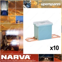 Narva 20 Amp Blue Fusible Link Fues - Short Tab 48mm x 21mm - Box Of 10