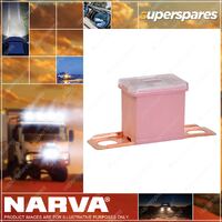 Narva 30 Amp Pink Fusible Link - Short Tab 48mm x 21mm - Box Of 10