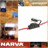 1 piece of Narva Audio In-Line Maxi Blade Fuse Holder with Transparent Cover
