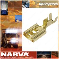 Narva 9.5 X 1.28mm Female Blade Terminal Wire size 1 - 6mm Pack of 100