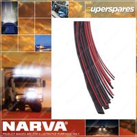 Narva 4.8mm Red colour Heatshrink Tubing - 1.2M Length Poly Bag Pack