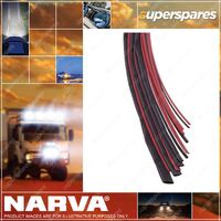 Narva 9mm Red Dual Wall Adhesive Heatshrink Tubing Sleeve Wire Cable