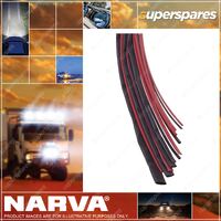 Narva 39mm Red Dual Wall Adhesive Heatshrink Tubing Sleeve Wire Cable