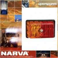 1 piece of Narva Side Marker Lamp size 33mm x 43mm x 70mm - Red / Amber