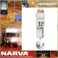 Narva 12 Volt Kw2 X 4.6D Blue LED Wedge Globes - Blister pack of 2