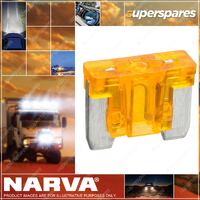 Narva 5 Amp Orange Colour Micro Blade  Fuses Auto Fuse - Blister Pack Of 5