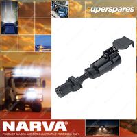 Narva 6 Pin Small Round Socket On Car To 7 Pin Large Round Plug On Trailer