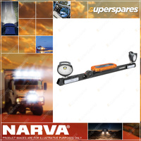 Narva 12 / 24 Volt L.E.D Aeromax Utility Bar W / 72469 Broadband Alarm