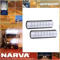 2x 10-30V LED Slimline Rear Stop/Tail & Direction Indicator Lamp Red/Amber