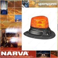 Narva 10-33V Aerotech Short Amber LED Strobe with Magnetic Mount Base Type
