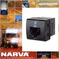 Narva OE Style UHF RADIO Switch 21x21mm for Toyota Prado 150 Hiace RAV4
