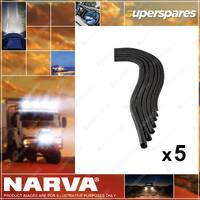 5 x Narva Corrugated Split Sleeve Tubings - Tube Size 10mm Length 10m 56710