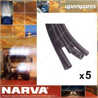 5 x Narva Corrugated Split Sleeve Tubings - Tube Size 16mm Length 50m 56718