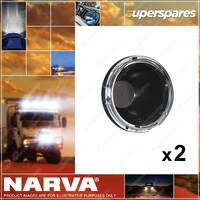 2 x Narva 7 inch 178mm Plastic Headlamp Buckets Closed Back 72192