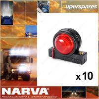 10 x Narva Side Marker Lamps Red Amber Front or Rear Position Side Lamps 85740
