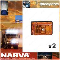 2 pcs of Narva Amber Lens to Suit 85900 for Marker Lamp Amber 85905