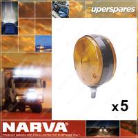 5 x Narva Side Direction Indicator Lamps Amber/Amber Part NO. of 85940