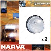 2 x Narva Front End Outline Marker and Front Position Side Lamps Light Clear