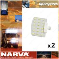 2 x Narva 12 Volt LED Boards to Suit Interior Dome Lamps 86842 86862 86924