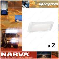 2 x Narva 10-30V LED Interior Light Panels with Off/On Switch - 270 x 160mm