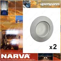 2 pcs of Narva 9-33 Volt 3 watt LED Interior Downlights 42mm 87581