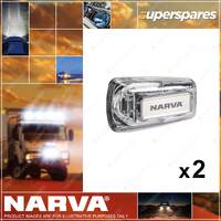 2 x Narva 9-33V Model 32 LED Side Direction Indicator Cat5&6 w/0.3M Cable Clear
